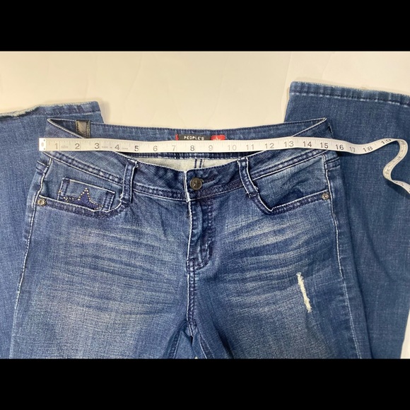 People’s Liberation Studded Star Pockets Slightly Distressed Jeans Size 29 - Picture 15 of 16